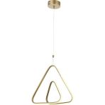 AVONNI AV-60331-BSA Sarı Boyalı Modern Avize LED Metal Silikon 30x30cm - Renkli
