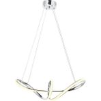 AVONNI AV-60334-KK Krom Kaplama Modern Avize LED Metal Silikon 60x25cm - Renkli - 1