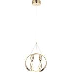 AVONNI AV-60335-SK Sarı Kaplama Modern Avize LED Metal Silikon 40cm - Renkli - 1