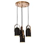 Avonni AV-60349-4ET Siyah Boyalı Modern Avize