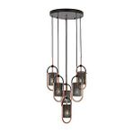 Avonni AV-60352-6T-BSY Siyah Boyalı Modern Avize