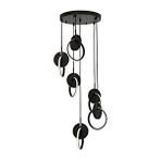 Avonni AV-60370-6T-BSY Siyah Modern Avize