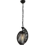 Avonni AV-60397-1BSY Siyah Boyalı Modern E27 Metal Cam 20 cm Avize