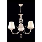 Avonni AV-65112-3F Krem Boya Klasik Avize E14 Metal H: 74 cm, Ø: 55 cm
