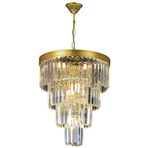 Avonni AV-65224-S45 Sarı Kaplama E14 45 cm Modern Avize