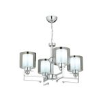 Avonni AV-65227-4K Krom Kaplama Modern Avize E27 Metal Cam H: 62 cm, Ø: 58 cm
