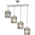 Avonni AV-65230-4KY Krom Kaplama Modern Avize E27 Metal Kristal H: 78 cm, WxD: 64x15 cm
