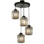 Avonni AV-65230-4T-BSY Siyah Boyalı 40 cm Modern Avize