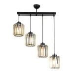 Avonni AV-65230-4Y-BSY Siyah Boyalı 64x15 cm Modern Avize