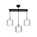Avonni AV-65233-3Y-BSY-F Siyah Boyalı 60x14 cm Modern Avize