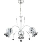 Avonni AV-65236-3K Krom Kaplama Modern Avize E27 Metal Kristal H: 65 cm, Ø: 56 cm