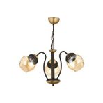 Avonni Av-7013-105-3bsy Eskitme/siyah Kaplama Modern Avize E27 Metal Cam 50 Cm Boya