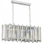 Avonni AV-7013-302-YM-K Krom Kaplama Modern Avize E14 Metal Cam 65X22 cm