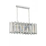 Avonni AV-7013-302-YM-K Krom Kaplama Modern Avize E14 Metal Cam H: 80 cm, WxD: 65x22 cm