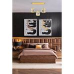 Avonni Av-7013-383-3s-s Gold Kaplama Modern Avize E27 Metal Kristal 30x12 Cm Boya