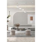 Avonni Av-7013-383-4s-k Krom Kaplama Modern Avize E27 Metal Kristal 40x12 Cm