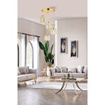Avonni Av-7013-383-4y-s Gold Kaplama Modern Avize E27 Metal Kristal 30 Cm