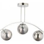 Avonni AV-7013-391-3K Krom Kaplama Modern Avize E27 Metal Cam 60 cm