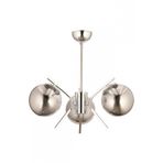 Avonni AV-7013-392-3K Krom Kaplama Modern Avize E27 Metal Cam H: 53 cm, Ø: 47 cm