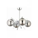 Avonni AV-7013-392-4K Krom Kaplama Modern Avize E27 Metal Cam H: 53 cm, Ø: 47 cm