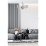 Avonni AV-7013-395-3K Krom Kaplama Modern Avize E27 Metal Cam 50 cm
