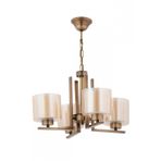 Avonni AV-7013-395-4E Eskitme Kaplama Modern Avize E27 Metal Cam H: 60 cm, Ø: 50 cm