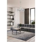 Avonni AV-7013-395-4K Krom Kaplama Modern Avize E27 Metal Cam 50 cm