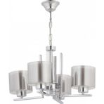 Avonni AV-7013-395-4K Krom Kaplama Modern Avize E27 Metal Cam H: 60 cm, Ø: 50 cm
