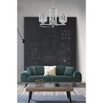 Avonni AV-7013-396-3K Krom Kaplama Modern Avize E27 Metal Kristal 50 cm