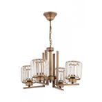 Avonni AV-7013-396-4E Eskitme Kaplama Modern Avize E27 Metal Kristal H: 60 cm, Ø: 50 cm