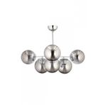 Avonni AV-7013-402-6K Krom Kaplama Modern Avize E27 Metal Cam H: 45 cm, Ø: 70 cm