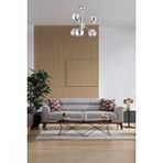 Avonni AV-7013-403-6K Krom Kaplama Modern Avize E27 Metal Cam 45 cm