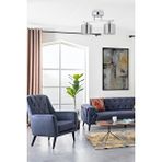 Avonni AV-7013-406-2K Krom Kaplama Modern Avize E27 Metal Cam 42 cm