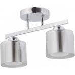 Avonni AV-7013-406-2K Krom Kaplama Modern Avize E27 Metal Cam H: 27 cm, Ø: 42 cm