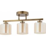 Avonni AV-7013-406-3E Eskitme Kaplama Modern Avize E27 Metal Cam H: 27 cm, Ø: 57 cm