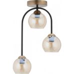 Avonni AV-7013-450-3E Eskitme/Siyah Kaplama Modern Avize E27 Metal Cam H: 55 cm, Ø: 35 cm - Eskitme Siyah