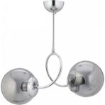Avonni Av-7013-452-2k Krom/siyah Kaplama Modern Avize E27 Metal Cam 43 Cm