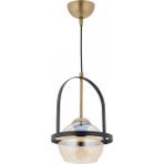 Avonni AV-7013-457-TE Eskitme Kaplama Modern Avize E27 Metal Cam H: 26 cm, Ø: 18 cm