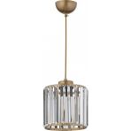 Avonni AV-7013-520-T2-E Eskitme Kaplama Modern Avize E27 Metal Kristal H: 60 cm, Ø: 19 cm
