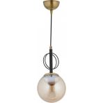 Avonni AV-7013-568-TE Eskitme Kaplama Modern Avize E27 Metal Cam H: 60 cm, Ø: 14 cm