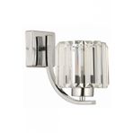 Avonni AV-7013-657-AP-K Krom Kaplama Aplik E27 Metal Cam H: 22 cm, WxD: 12x18 cm
