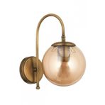 Avonni AV-7013-661-AP-E Eskitme Kaplama Aplik E27 Metal Cam H: 26 cm, WxD: 15x18 cm