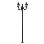Avonni BDR-68184-2BSY-M3 Siyah Bahçe Aydınlatma Direği