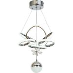 Avonni Dorbıen AV-6160-8K-1TK Modern Avize 3 Renk LED Tr - Siyah