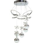 Avonni Dorbıen AV-6160-8K-5TK Modern Avize 3 Renk LED Tr - Siyah