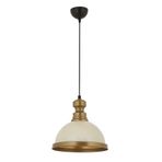 Avonni E27 Metal 29 cm Beyaz Boyalı Modern Avize