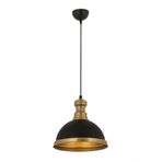 Avonni E27 Metal 29 cm Siyah Kaplama Modern Avize