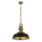 Avonni E27 Metal 35 cm Siyah Boyalı Modern Avize
