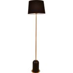 AVONNI LM-33005-BSY Siyah/Eskitme Boya/Kaplama Lambader E27 Ahşap Kumaş Metal 40cm