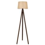 Avonni LM-65214-1E Eskitme Kaplama E27 Ahşap Kumaş 40 cm Krom Lambader